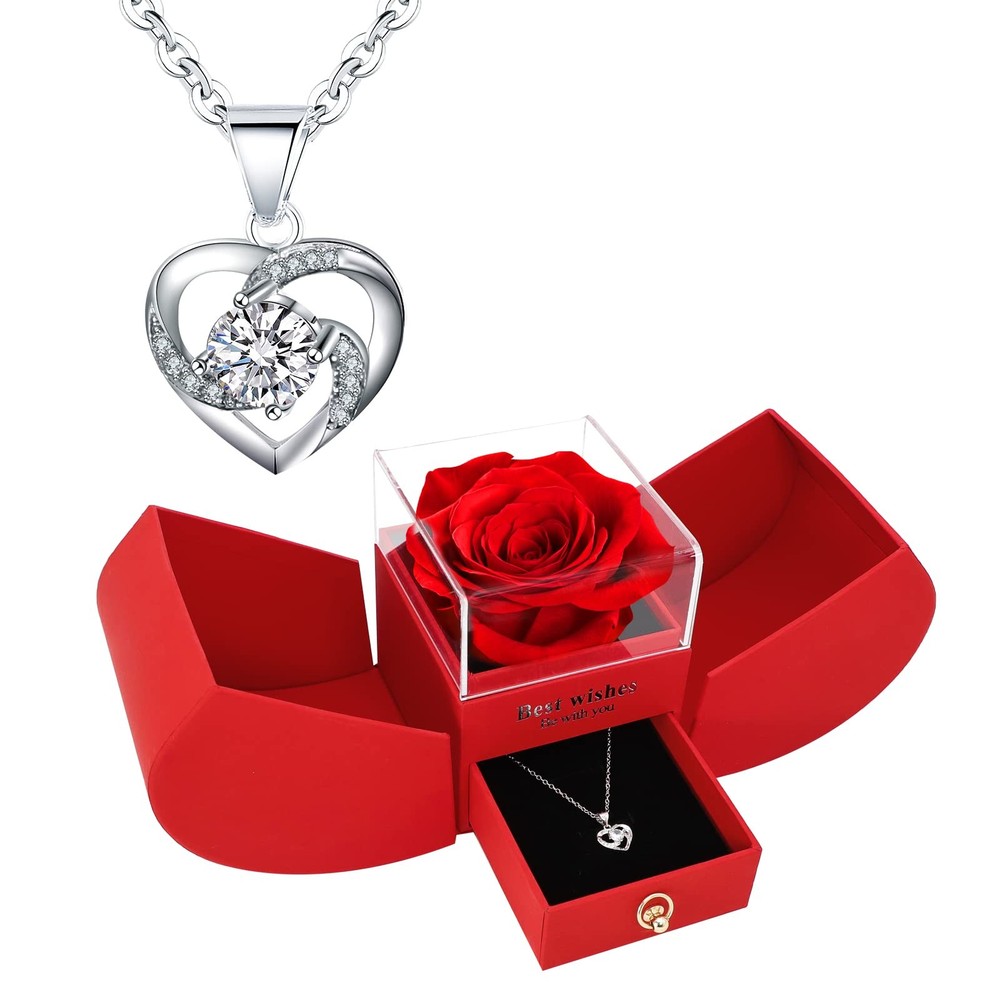 YJYJHOPE Valentines Day Gifts for Her, 5.7 x 3.9 x 4.7 inches, LGB-RED