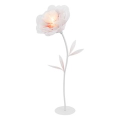 Large Electric Auto-Open Artificial Flower with Light Floral Decor For Wedding
