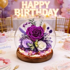 Purple Rose Gifts for Mom Birthday Women | Forever D1-