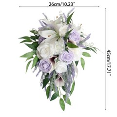 Water Drop Bridal Bouquet for Wedding Supplies for Wedding Engagement