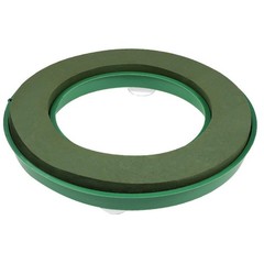 Round Ring Oasis Wet Floral Foam Wreath Flower Sucker Engagement Decoration Car