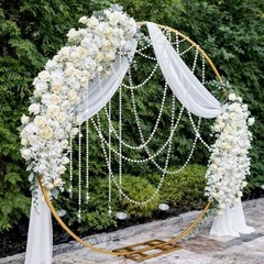 24 Pcs 78ft Wedding Pearl Crystal Garland Faux Pearl Hanging String 78 ft