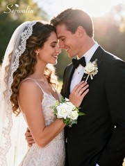 Elegant White Rose Corsage & Boutonniere Set – Perfect for Prom, Wedding, Homeco