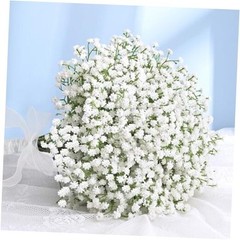 Babys Breath Artificial Flowers Long Stem Baby Breath Flowers 60 Pcs White
