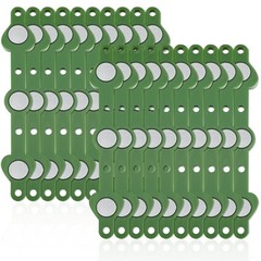 Green Corsage Fix Magnets Set of 10 Pairs 7cm Wedding Boutonniere Pins