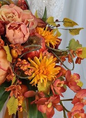 Autumn Bounty Faux Silk Bridal Bouquet