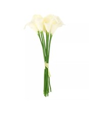 10 Pieces 10 Head Artificial Calla Lily Pu Real Touch