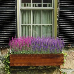 2-10 Bundles Artificial Flower Fake Plants Lavender Hanging Garden Wedding Decor