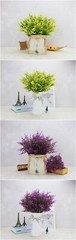 US 4pcs UV Resistant Wheat Grass Improve Your Home Style Decorative Ornament
