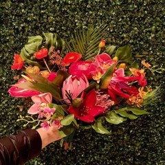 Tropical Wedding bouquets/Summer Wedding Bridal bridesmaid bouquets