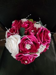 Pink & Ivory Luxury Bouquets for Quincenera & Wedding