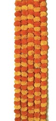 12 Pc Artificial Marigold Flower Garland Strings, 5 Ft Each, NEW