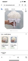Crystal Rose Bridesmaid Wedding Bouquet Bridal Artificial Silk Flower Decor USA