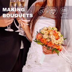 3 Sets Wedding Bouquets Bride Holder Bouquet Display Holder