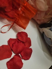 Artificial Loose Bulk Rose Petals, Multicolor, Wedding Flower Petals
