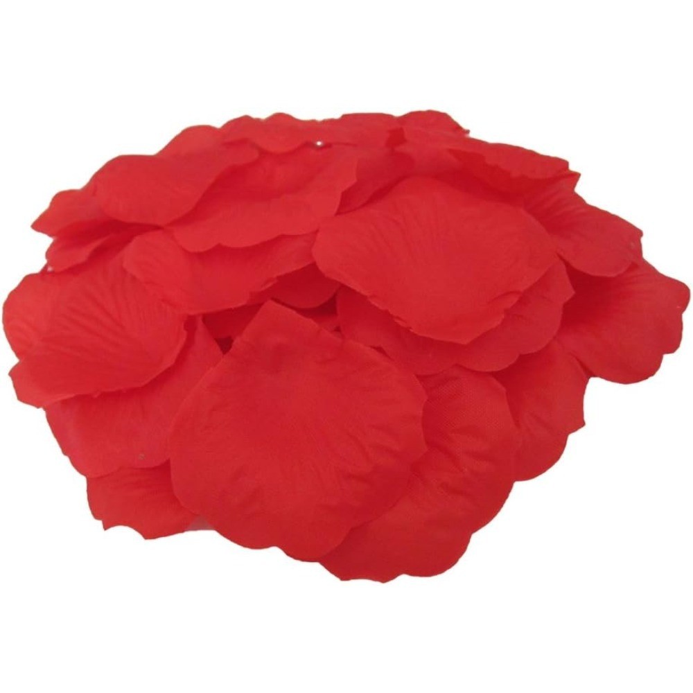 500PCS Artificial Red Rose Petals Wedding Flowers for Decoration Party Favors