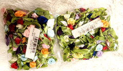 Mini Satin Rose 100 Pieces Per Package (bundled) Multi Colors For Speical Events