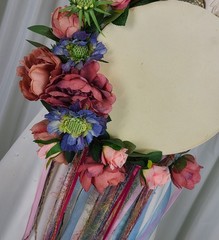 Gypsy Tambourine Faux Wedding Bouquet