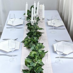 8 feet Pothos Silk Filler Garland Green Home Wedding Party Decorations