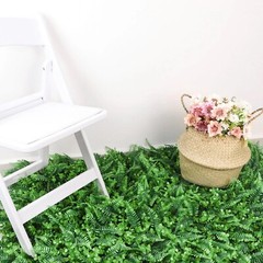 4 Green Assorted Artificial Greenery Foliage UV Protected WALL PANELS Events