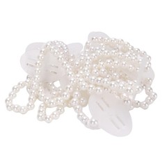10 Pcs Pearl Wrist Corsage Bracelet Elegant White Pearl Elastic Wedding Band