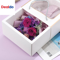 Flowers for Delivery,Preserved Flowers Bouquets,Purple Rose Bouquets That Last 1