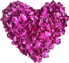 Flawrent Dried Rose Petals 50G Natural Flower Petals Real Red Rose Petals for Ba