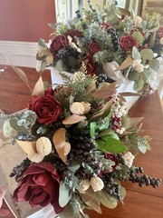 Bridal & Bridesmaid’s Bouquets Winter Wedding