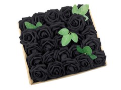US 25/50pcs Royal Blue Foam Roses Decoration DIY for Wedding Party Baby Shower