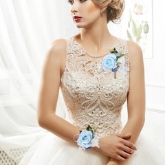 Wrist Corsage Bracelets Prom Flower Bride Bridesmaid Corsages for Wedding