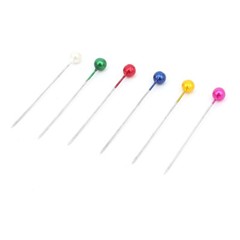 Multicolor Needlework Ball Head Pins 37mm Long 480pcs for Party Wedding
