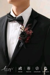 Ling’s Moment Boutonniere for Men Wedding,Set of 6 , Groom and Groomsmen…