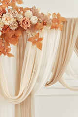 Artificial Arch Flowers Kit Pack of 5, Wedding Decorations for Reception with Ha
