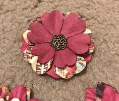 Paper Flowers Rustic Spring Barn Wedding Bridal Bouquet Cake Shower Accent Hair