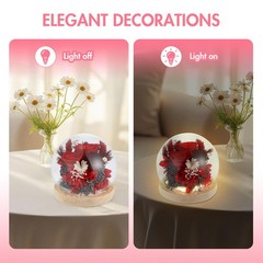 GUOBOYCL Gifts for Women Mom Grandma Sister Wife Her, Luxury Preserved Red-b