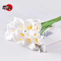 5Pcs Calla Artificial Flowers Calla Lily Fake Flower Bouquet For Wedding Bouquet