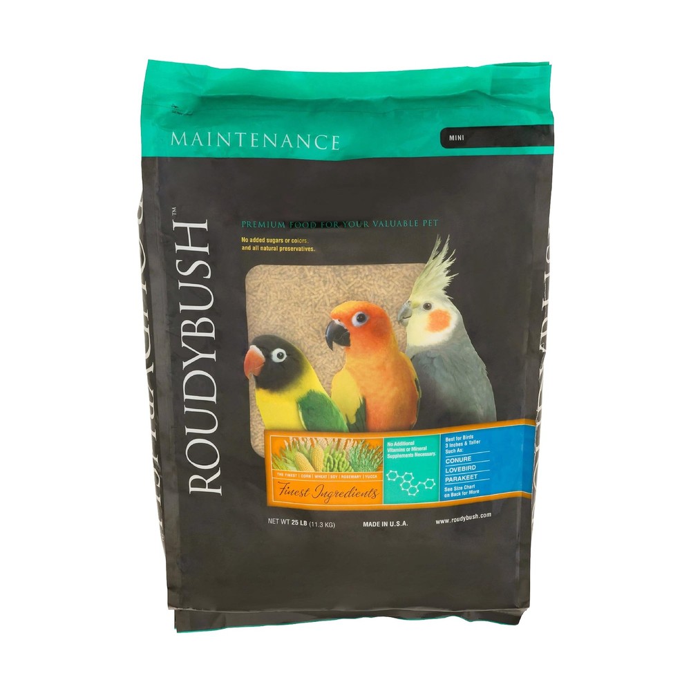 RoudyBush Daily Maintenance Bird Food, Mini, 25-Pound (225MIDM)