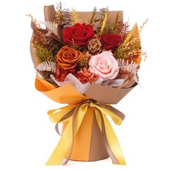 Bessol Flowers for Delivery Preserved Small, Fall Flower Bouquet