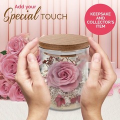 Havenstock Pink Rose in a Glass Dome – Premium Real Roses That Last