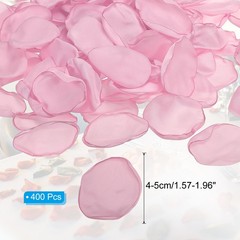 400 Pcs Silk Rose Petals, Artificial Flower Scatter Fake Rose Petals Light Pink