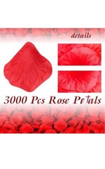 Fake Rose Pedals 3000 pcs Excellent Deal