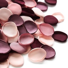 300pcs Rose Petals Burgundy Maroon Faux Silk Flower Petals for Wedding Flower…