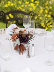 Set of 6 Assorted Flower Centerpieces Mini Floral Wedding Flowers Set for Fal…