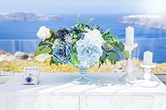 Artificial Flowers Combo Box Set,Silk Fake Flowers Roses Bridal Bouquets