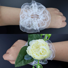 Pack of 10 Elastic Pearl Wrist Corsage Bands Wristlets DIY Wrist Corsages Access