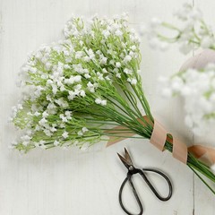 12 White 22″ Silk Baby Breath Flowers Stems Wedding Centerpieces Decorations