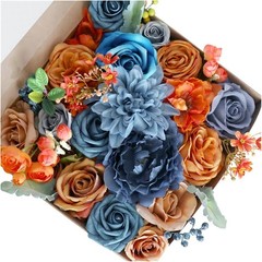 Artificial Flowers Combo Box for DIY Wedding Bouquets Centerpiece Cake Decor