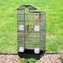 Yaheetech 39-inch Roof Top Large Flight Parrot Bird Cage for Small Quaker Parrot