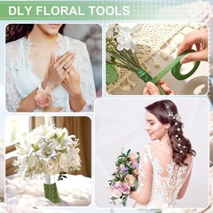 Luxury Slaplet Wrist Corsage Kit – Includes Bracelets, Pins & Floral Supplies
