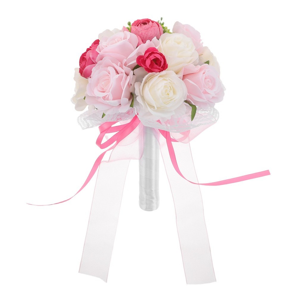 Elegant Flower Bouquet Artificial Bouquets for Wedding Fake Bridal